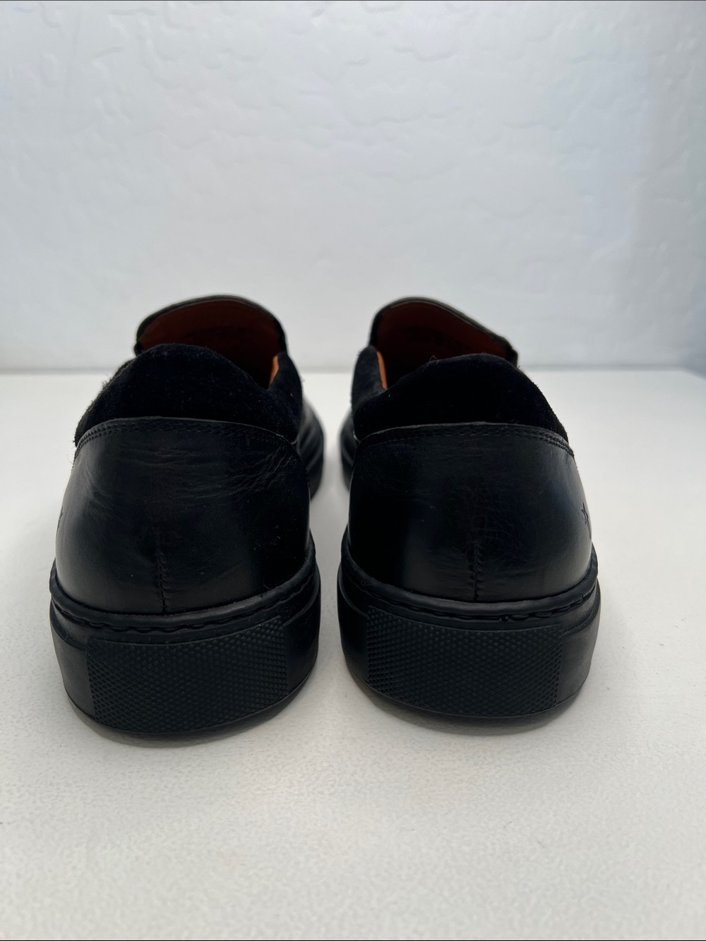 Frye Owen Gore 80017 Mens Black Leather Slip On Casual Loafers Shoes size 10 - Picture 8 of 14